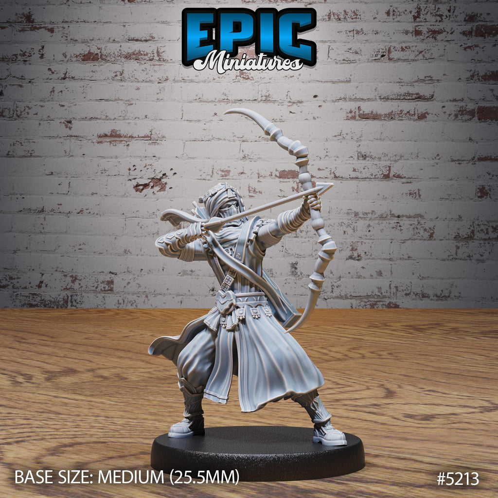 Assassin Prince Option #5213 front DND miniature Oriental Fortress 16k resin