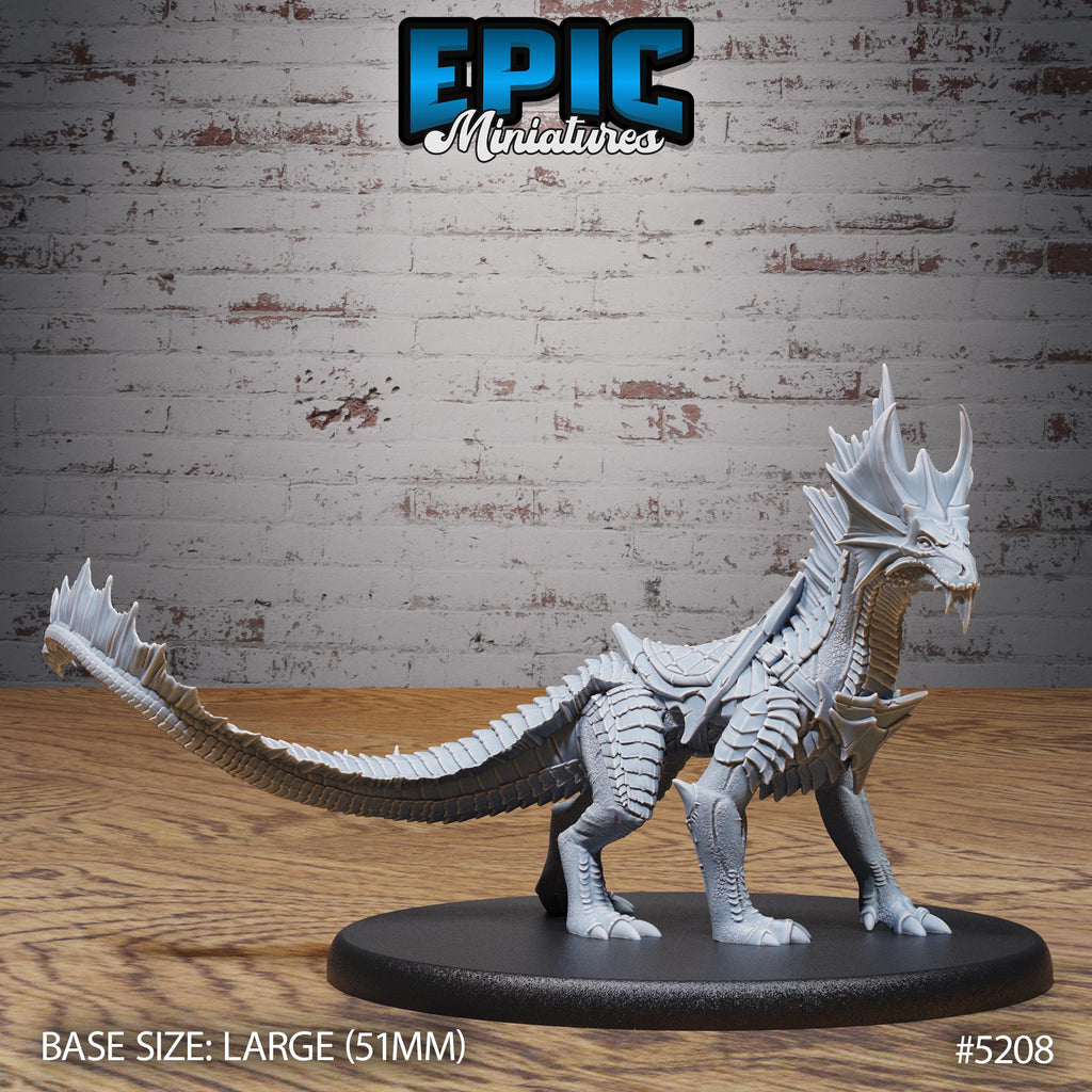 Guard Drake Brass Option #5208 front DND miniature Oriental Fortress 16k resin