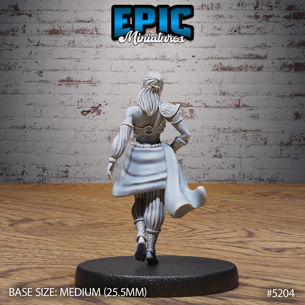 Belly Dancer Option #5204 back DND miniature Oriental Fortress 16k resin