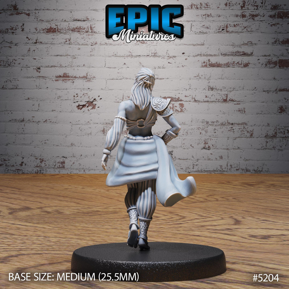 Belly Dancer Option #5204 back DND miniature Oriental Fortress 16k resin