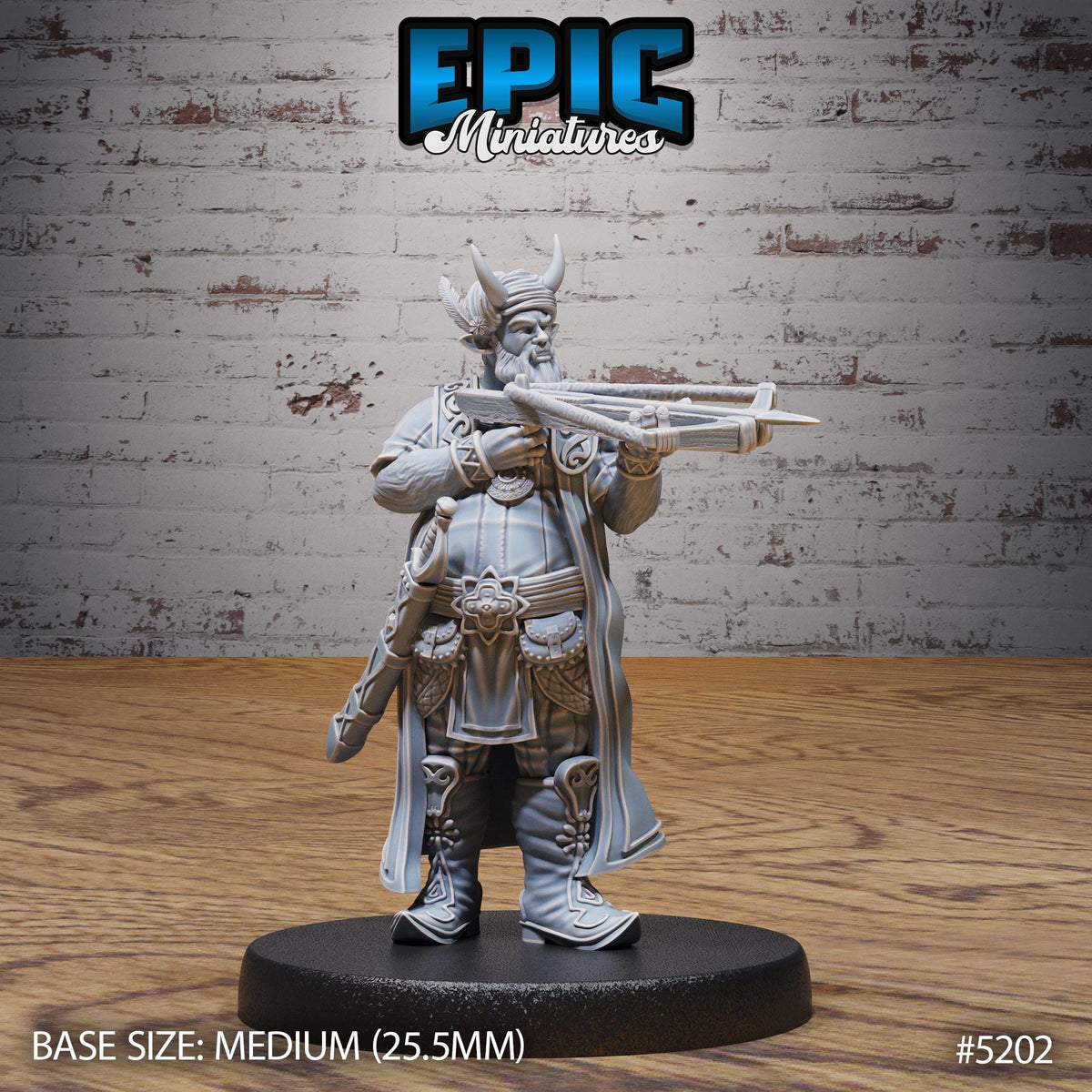 Tiefling Merchant Option #5202 front DND miniature Oriental Fortress 16k resin