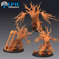 Tree Blight Set of 3 DND miniatures group photo Cruel Marshes