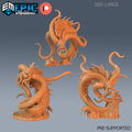Swamp Aboleth Set of 3 DND miniatures group photo Cruel Marshes