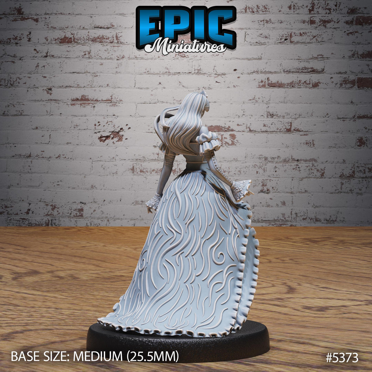 Royal Vampire Lady Option #5373 back DND miniature Bloody Night 16k resin