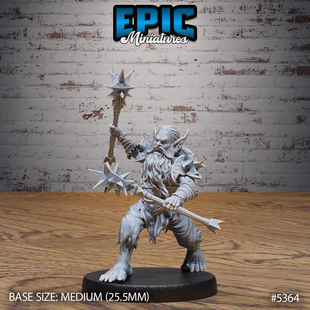 Dwarf Vampire Option #5364 front DND miniature Bloody Night 16k resin
