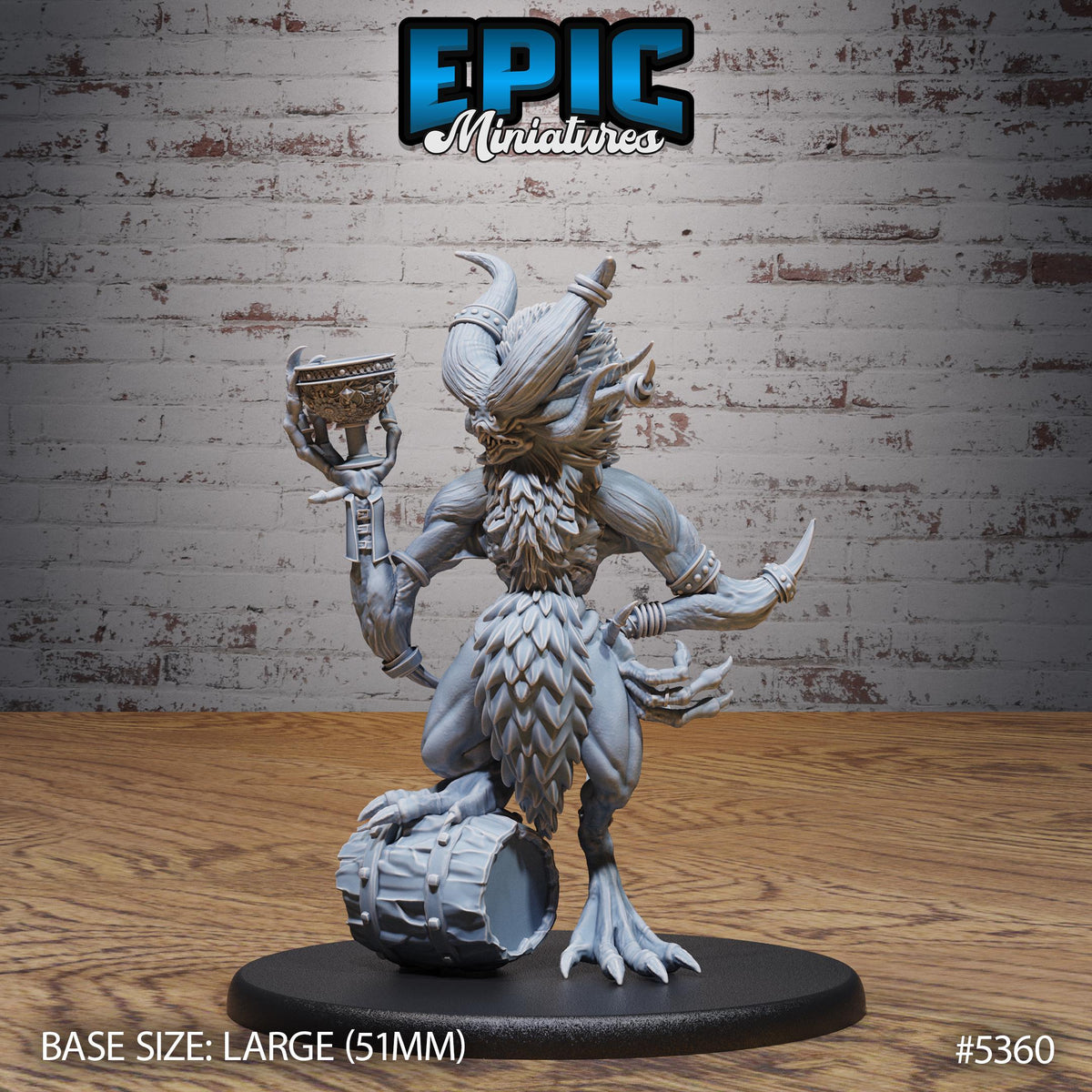 Katakan Vampire Option #5360 front DND miniature Bloody Night 16k resin