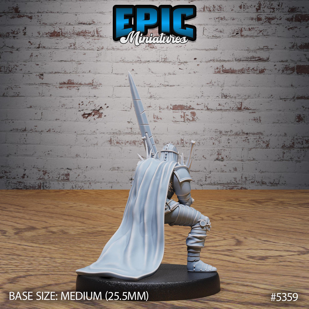 Necro Knight Option #5359 back DND miniature Bloody Night 16k resin