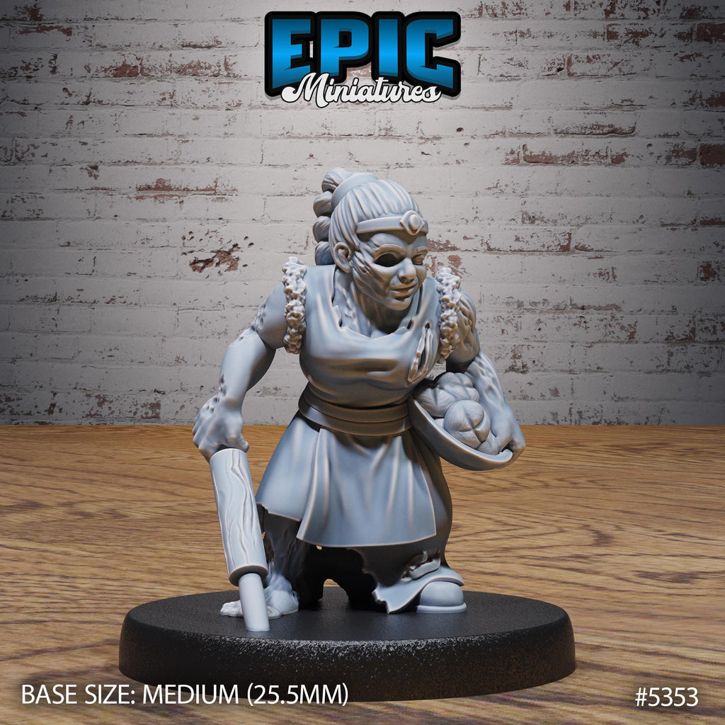 Zombie Villager Option #5354 front DND miniature Bloody Night 16k resin