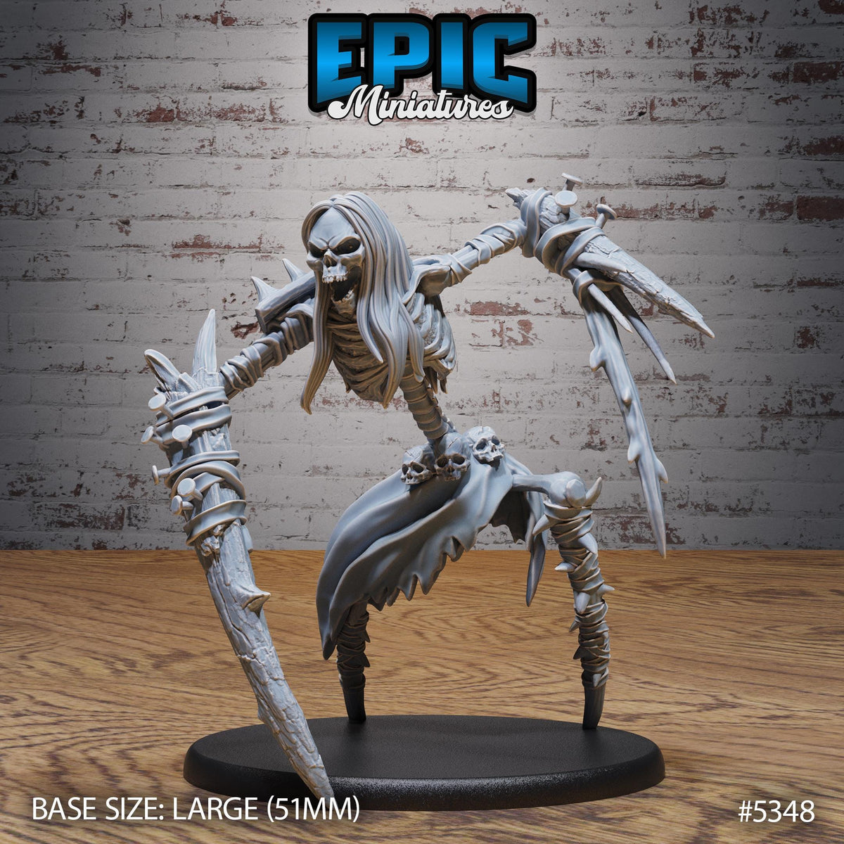 Bone Abomination Option #5348 front DND miniature Bloody Night 16k resin