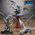 Miasma Dragon Set of 3 DND miniatures group photo Bloody Night