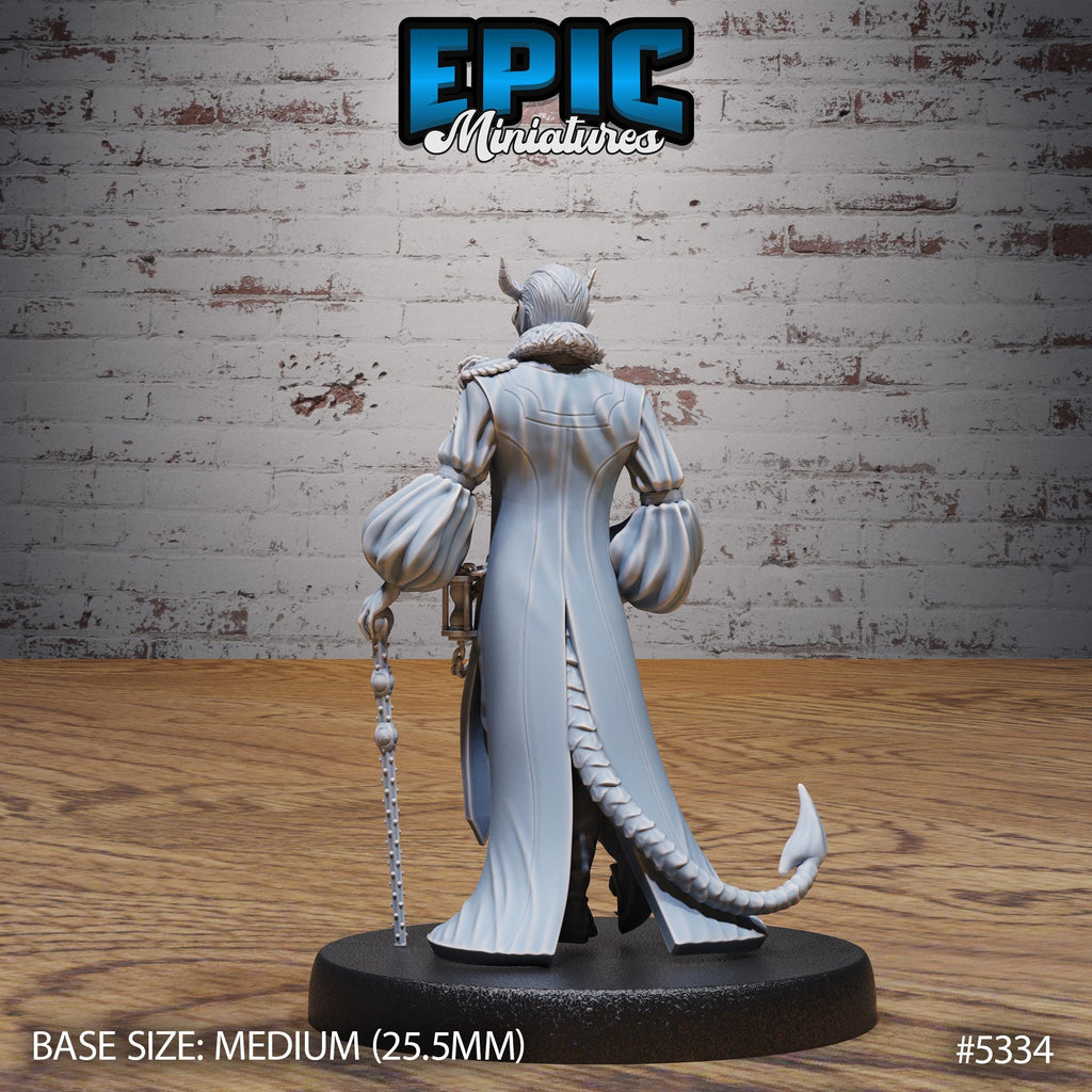 Tiefling Noble Option #5334 back DND miniature Adventurers Guild 16k resin