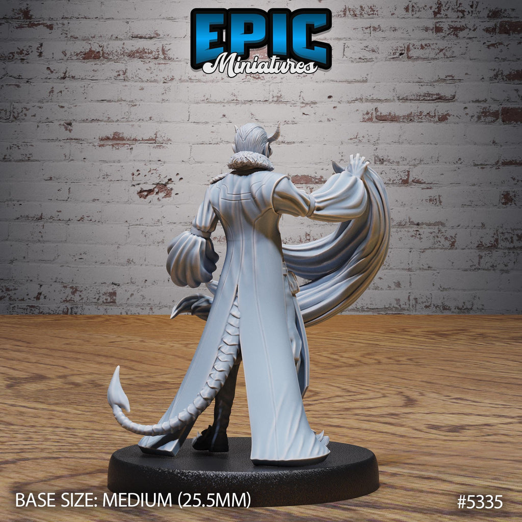 Tiefling Noble Option #5335 back DND miniature Adventurers Guild 16k resin