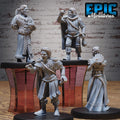 Nobles Set of 8 DND miniatures group photo Adventurers Guild