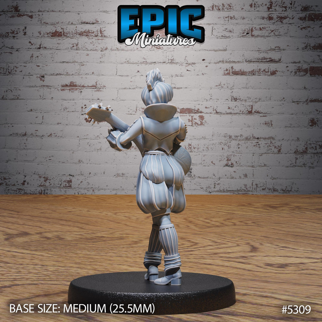 Bard Adventurer Option #5309 back DND miniature Adventurers Guild 16k resin