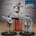 Bard Adventurer Set of 3 DND miniatures group photo Adventurers Guild