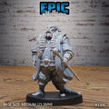 Dragonborn Noble Option #5306 front DND miniature Adventurers Guild 16k resin