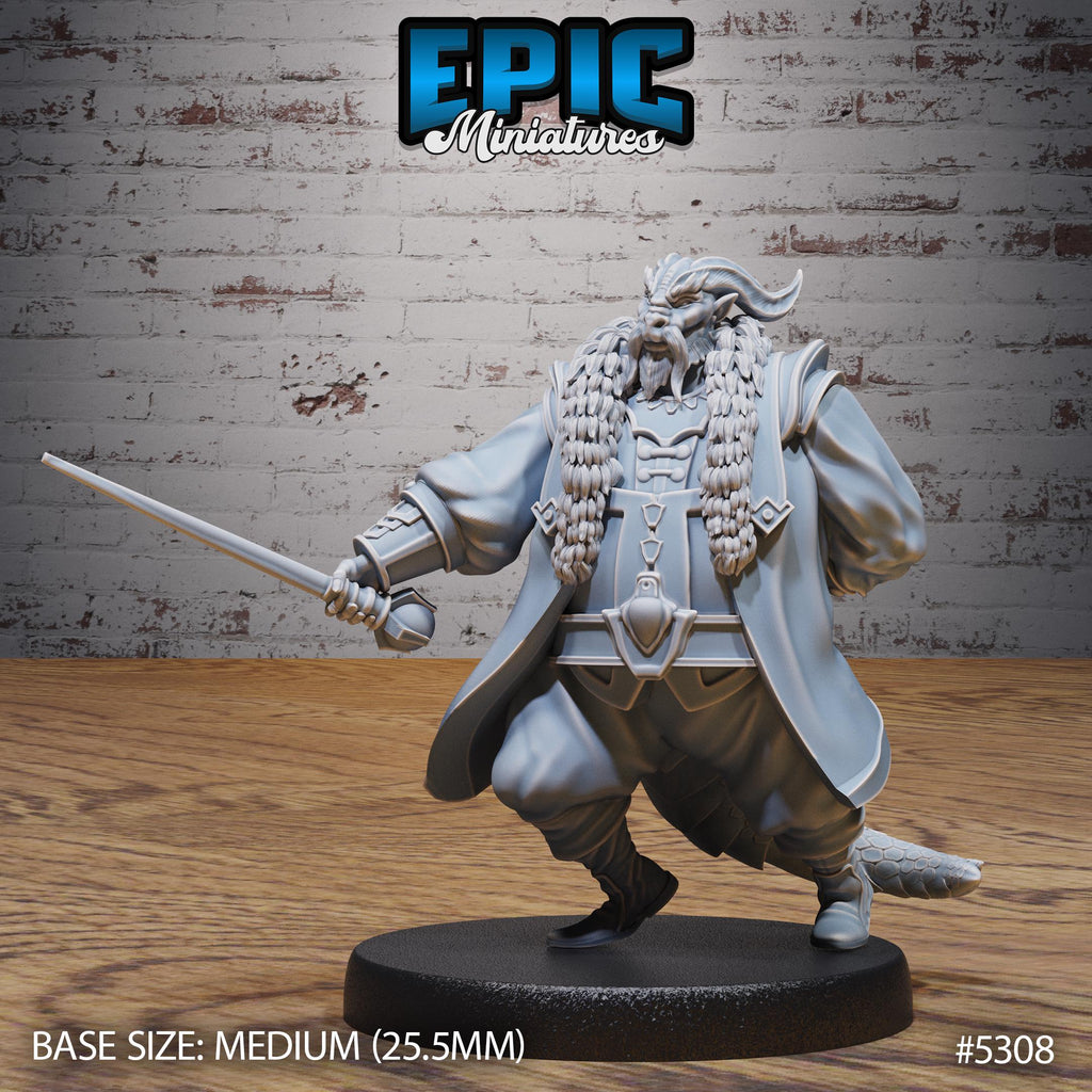 Dragonborn Noble Option #5308 front DND miniature Adventurers Guild 16k resin