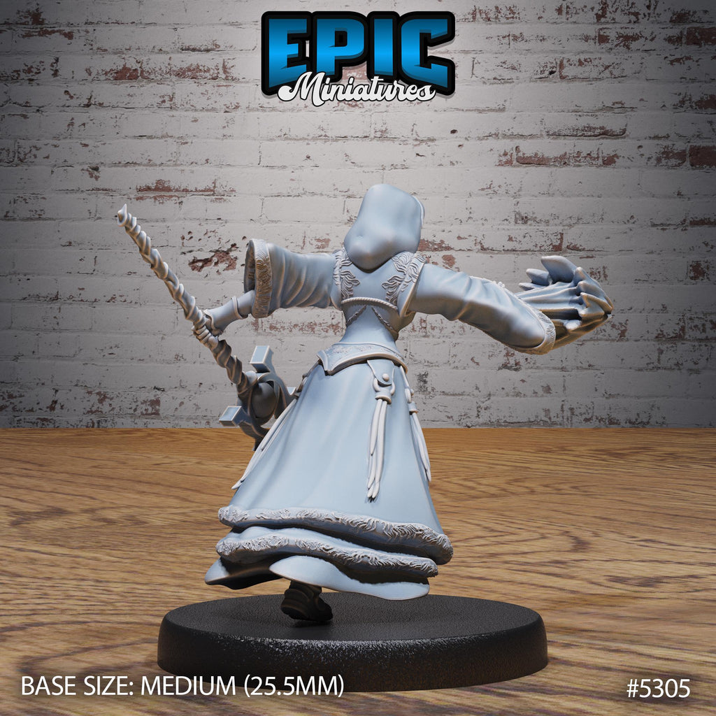 High Sorceress Option #5305 back DND miniature Adventurers Guild 16k resin