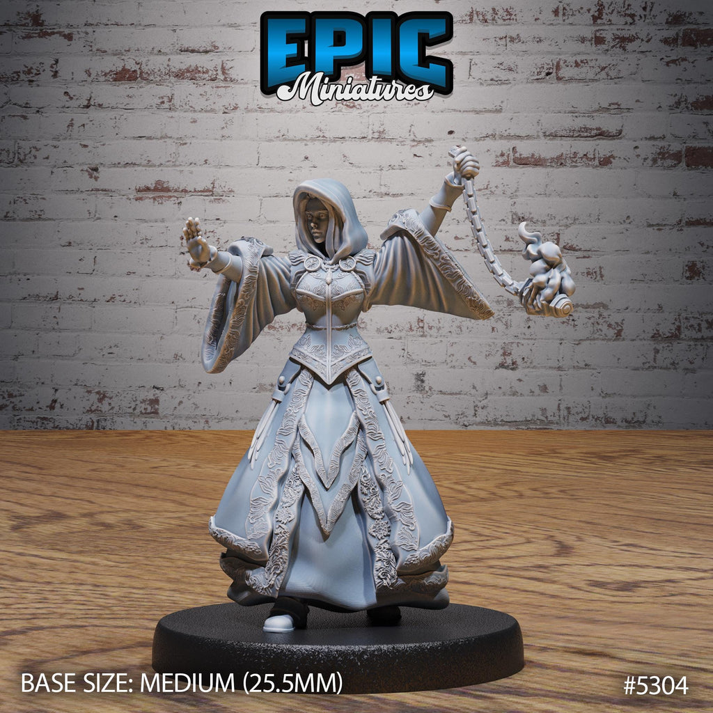 High Sorceress Option #5304 front DND miniature Adventurers Guild 16k resin