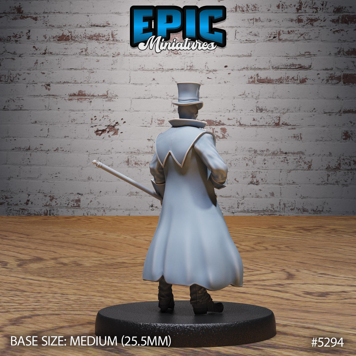 Mind Eater Gentleman Option #5294 back DND miniature Adventurers Guild 16k resin