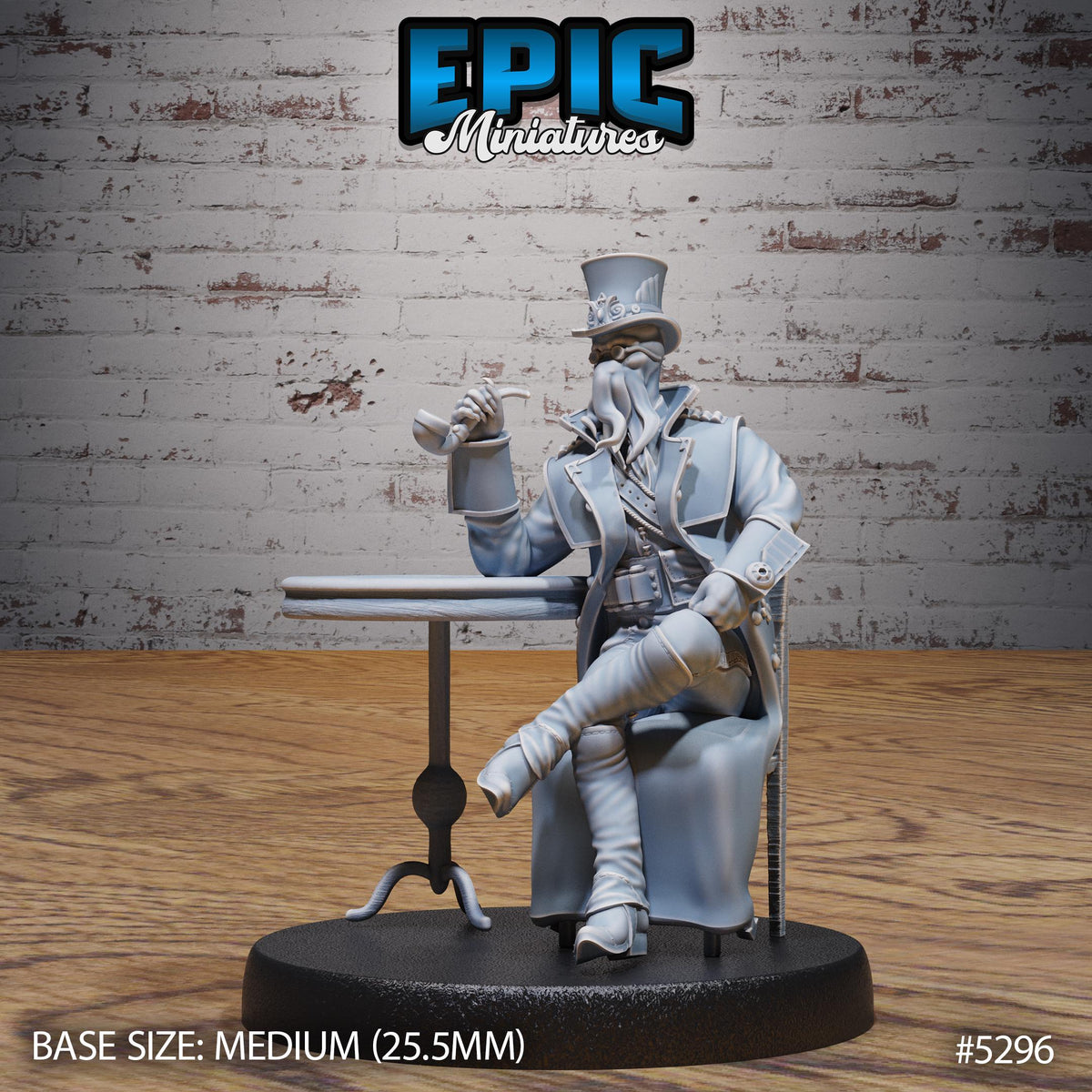 Mind Eater Gentleman Option #5296 front DND miniature Adventurers Guild 16k resin