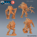 Shambling Mound Set of 4 DND miniatures group photo Cruel Marshes