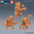 Poison Frog Set of 3 DND miniatures group photo Cruel Marshes