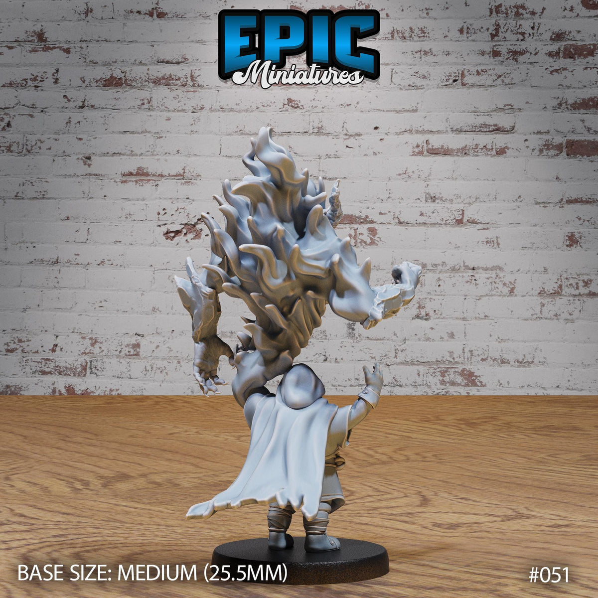 Summoner Dwarf Option #051 back DND miniature Dwarf Army Pack 16k resin