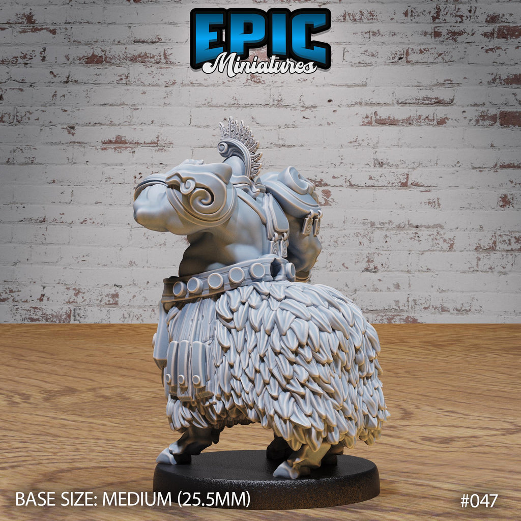Goat Centaur Option #047 back DND miniature Dwarf Army Pack 16k resin