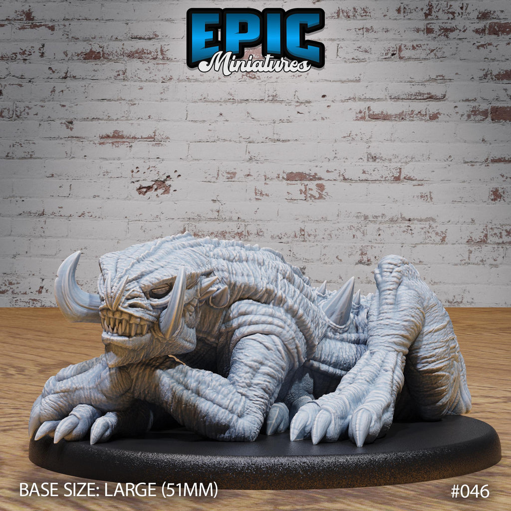 Cave Crawler Option #046 front DND miniature Dwarf Army Pack 16k resin