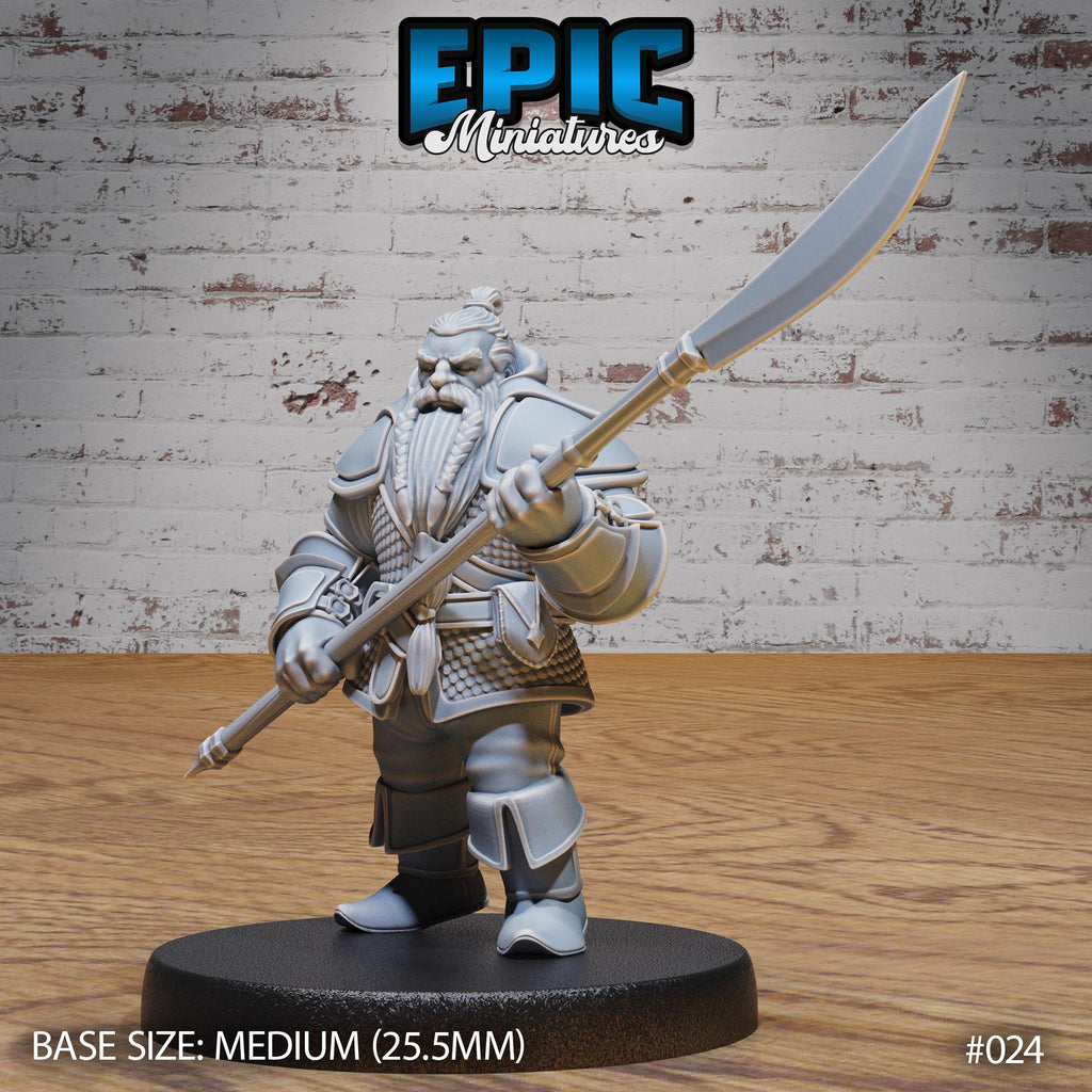 Dwarf Army Set of 10 Variations Option #024 front DND miniature Dwarf Army Pack 16k resin