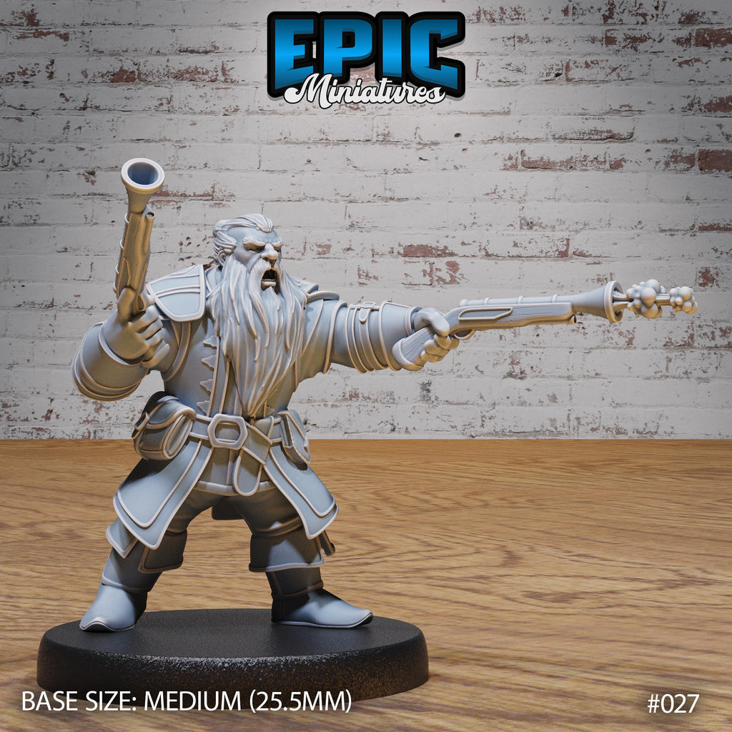 Dwarf Army Set of 10 Variations Option #027 front DND miniature Dwarf Army Pack 16k resin