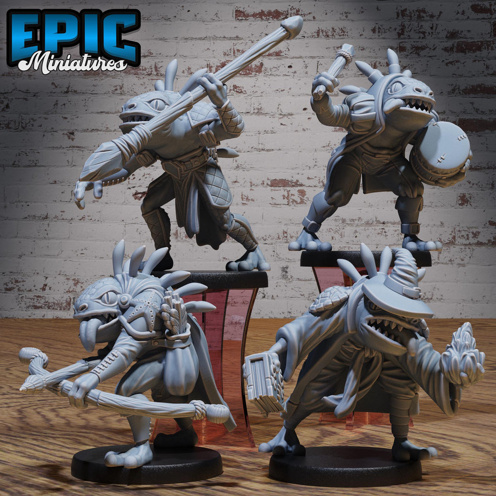 River Tribe Folk Option #034 front DND miniature NPC Fun Pack 16k resin