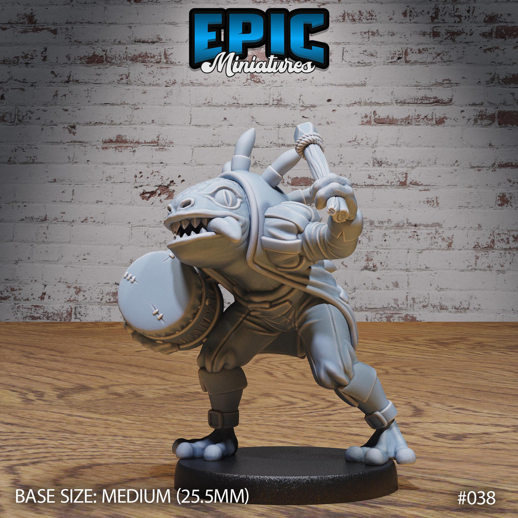 River Tribe Folk Option #039 front DND miniature NPC Fun Pack 16k resin