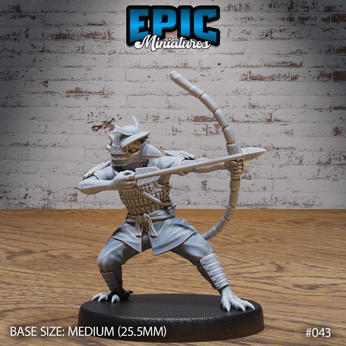 Kenku Bird Tribe Option #043 front DND miniature NPC Fun Pack 16k resin