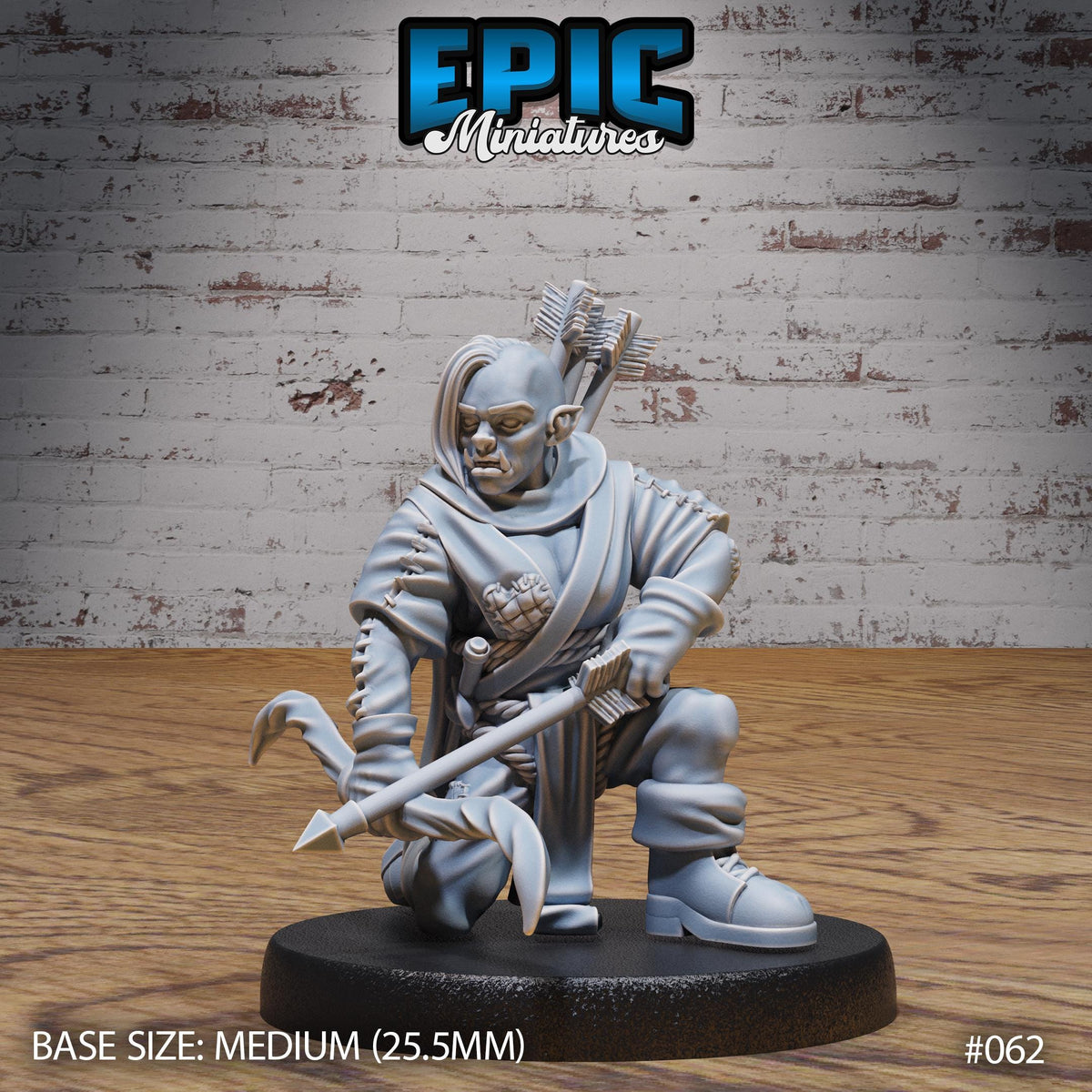 City Guard Option #063 front DND miniature NPC Fun Pack 16k resin