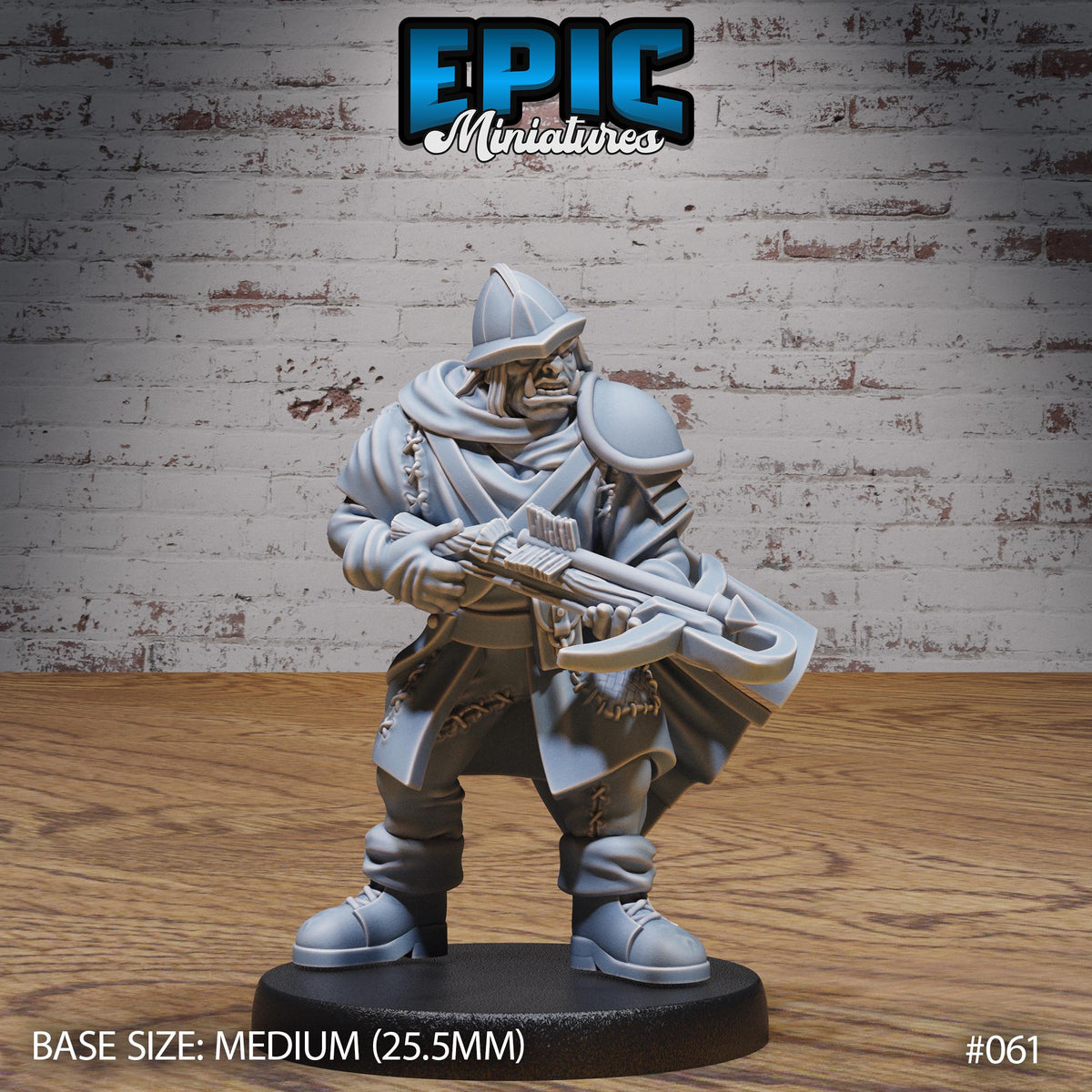 City Guard Option #062 front DND miniature NPC Fun Pack 16k resin