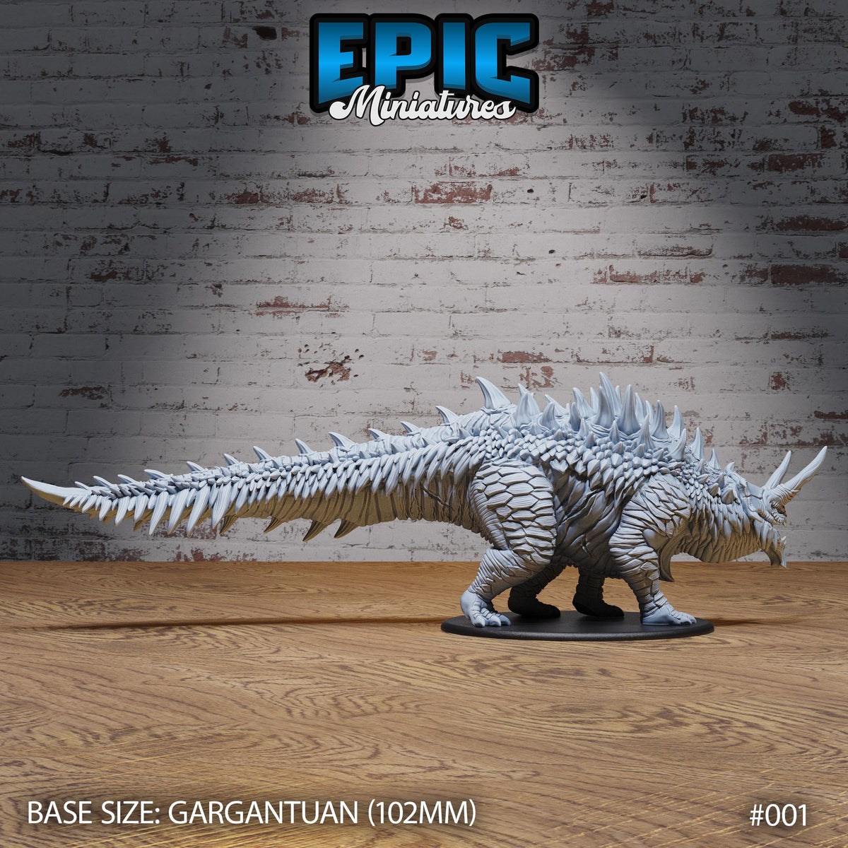 Ancient Tarrasque DND Mini | Orc Army Pack Collection | TTRPG | Homebrew Gargantuan Boss Tarasque DND miniature photo 2