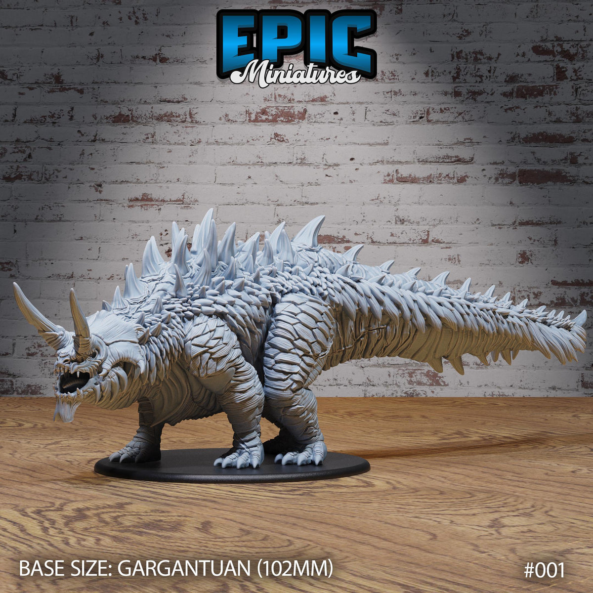 Ancient Tarrasque DND Mini | Orc Army Pack Collection | TTRPG | Homebrew Gargantuan Boss Tarasque DND miniature photo 3