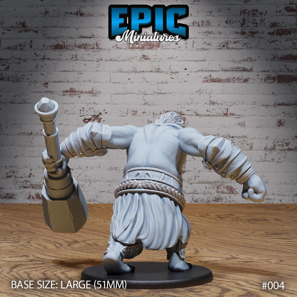 Half Troll Option #004 back DND miniature Orc Army Pack 16k resin