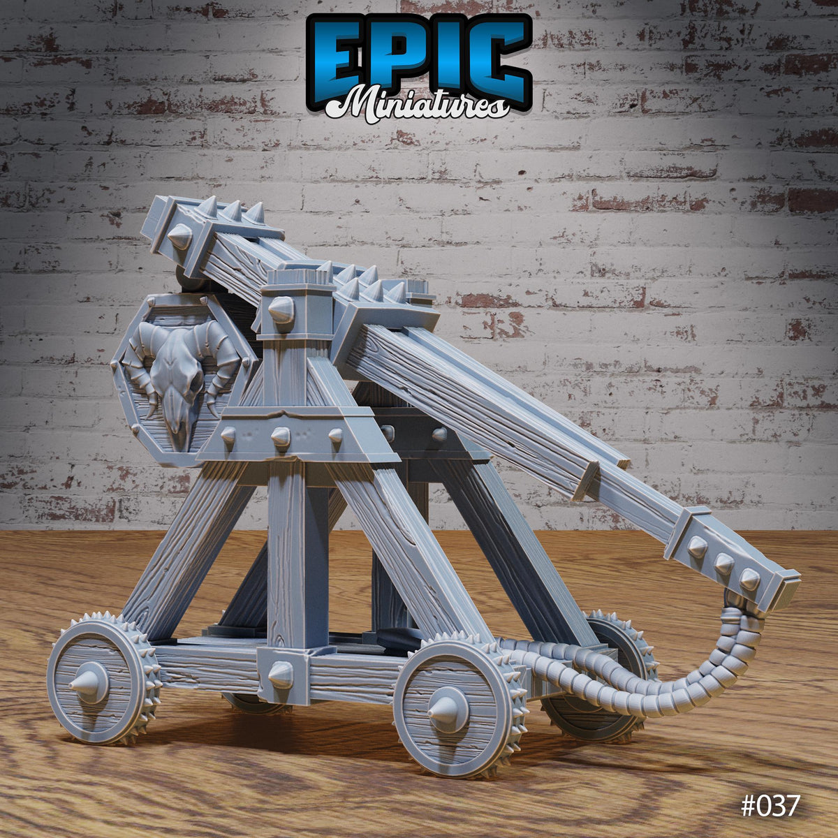 Orc Army Siege Catapult Option #037 back DND miniature Orc Army Pack 16k resin
