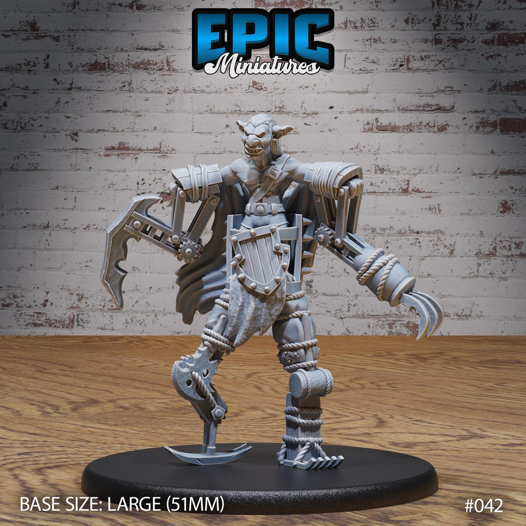 Goblin Mech Suit Option #042 front DND miniature Orc Army Pack 16k resin