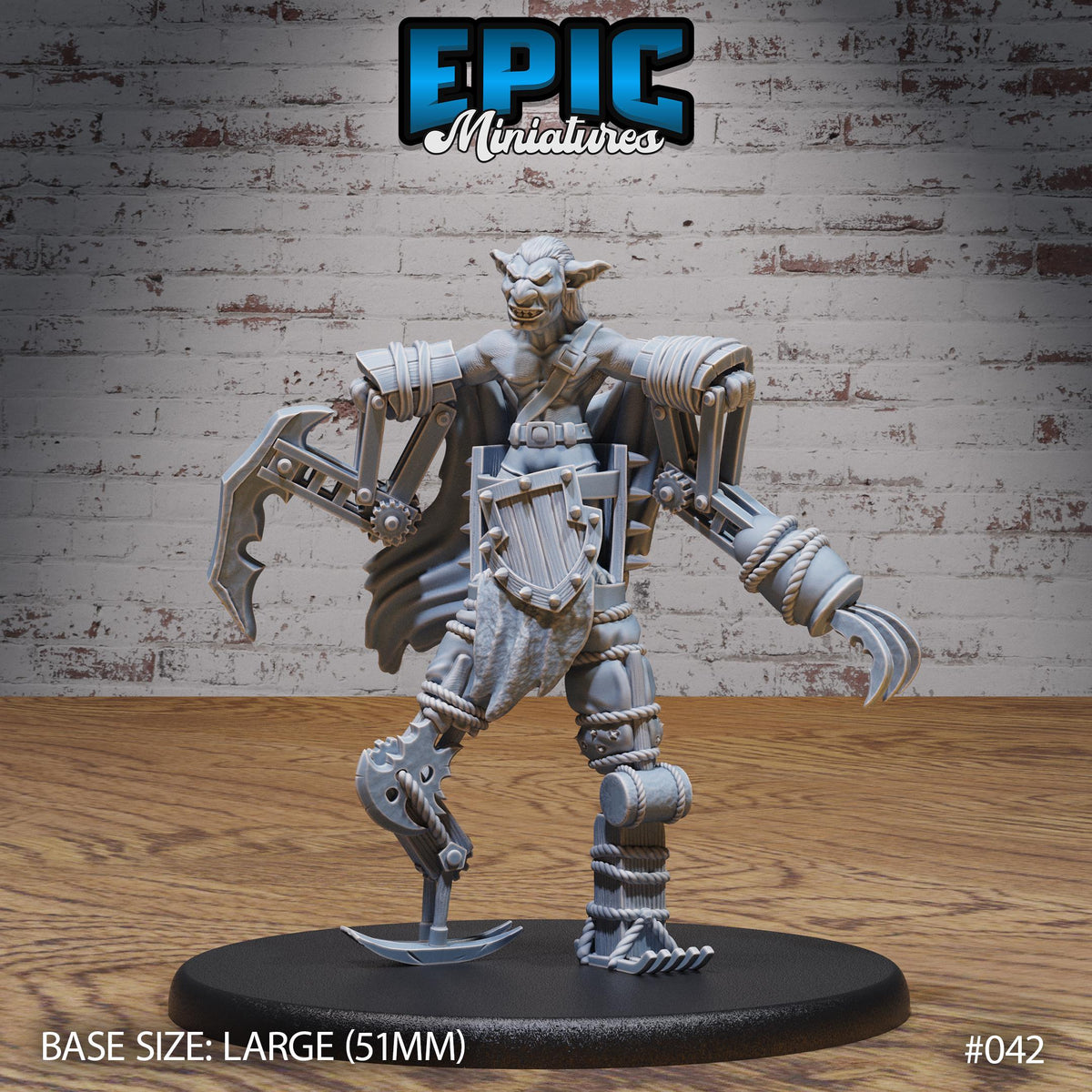 Goblin Mech Suit Option #042 front DND miniature Orc Army Pack 16k resin
