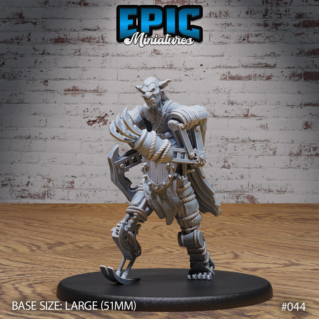 Goblin Mech Suit Option #044 front DND miniature Orc Army Pack 16k resin
