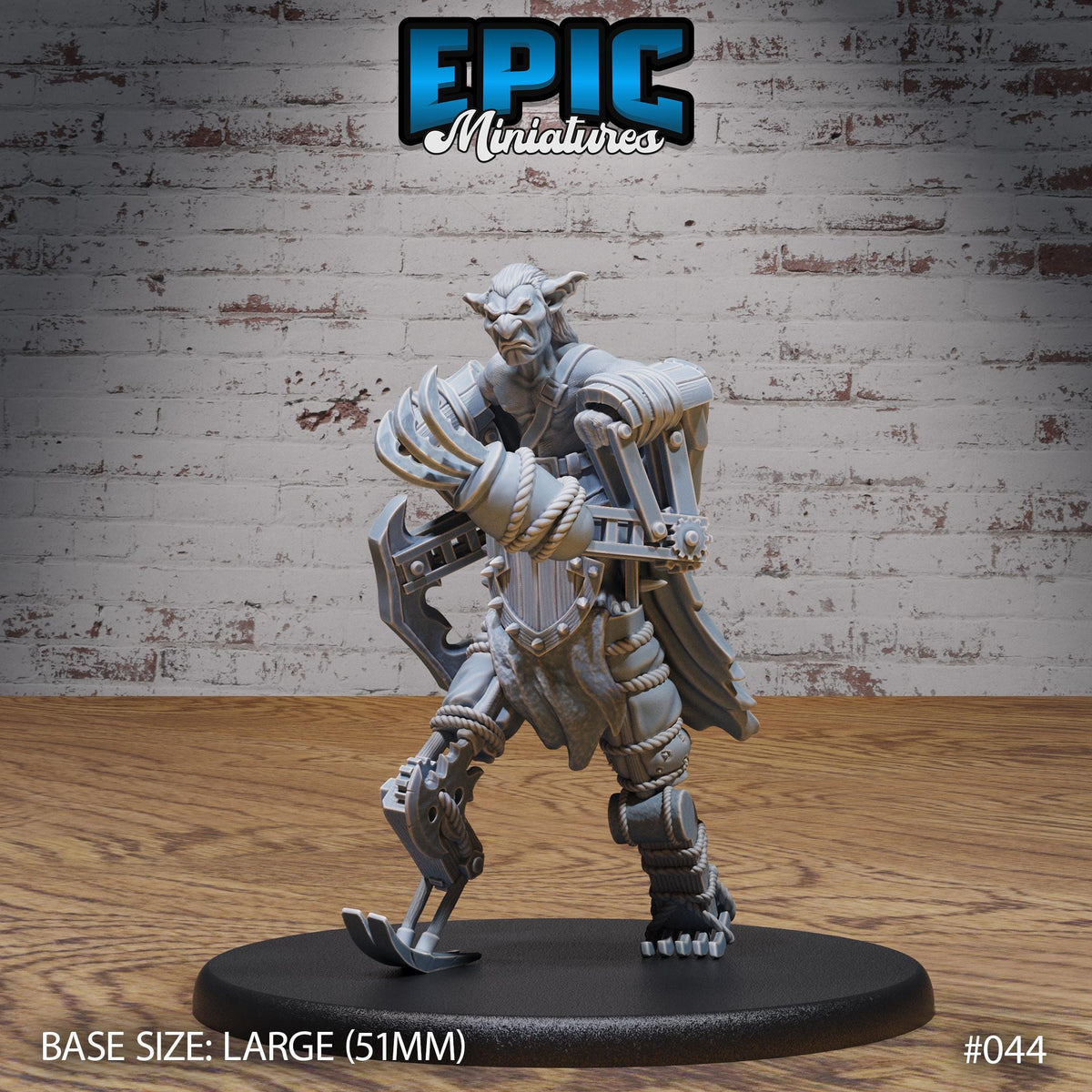 Goblin Mech Suit Option #044 front DND miniature Orc Army Pack 16k resin