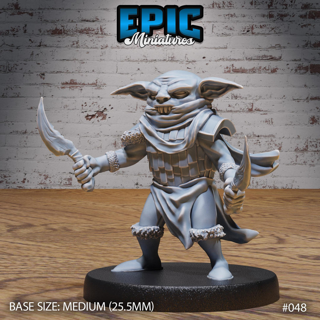 Goblin Tribe King Option #048 front DND miniature Orc Army Pack 16k resin