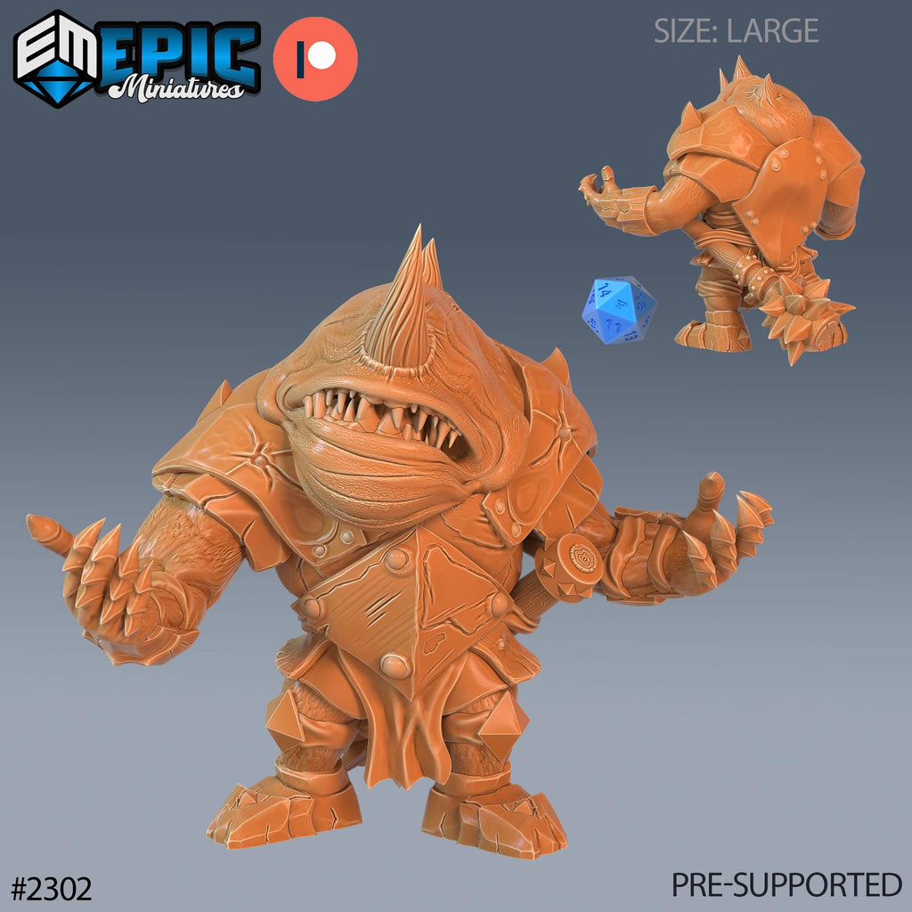 Dungeon Guardian Option #2302 front DND miniature Arcane Dungeon 16k resin