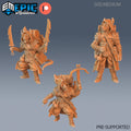 Rat Folk Alchemist Set of 3 DND miniatures group photo Arcane Dungeon