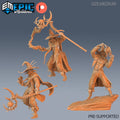 Dark Magician Set of 3 DND miniatures group photo Arcane Dungeon