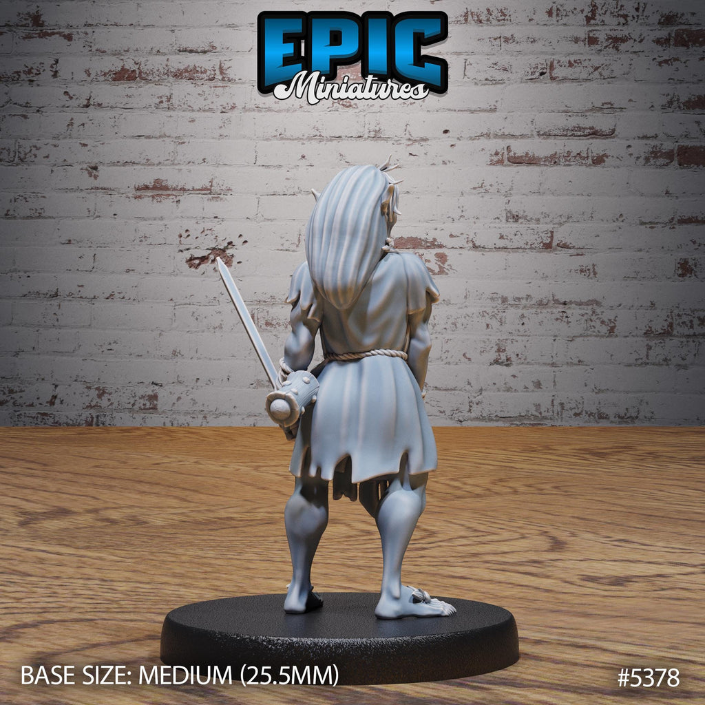 Ghoul Spawn Servant Option #5378 back DND miniature Bloody Night 16k resin